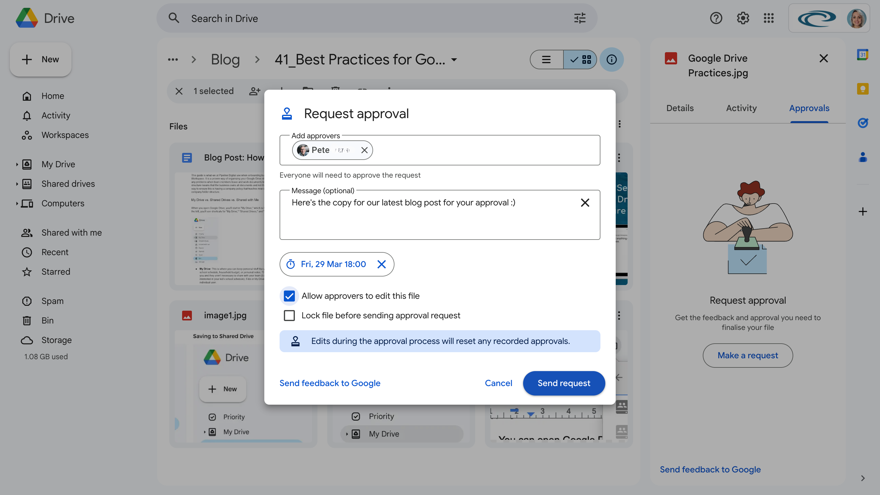 How To Get Work Approved Faster Approvals in Google Workspace